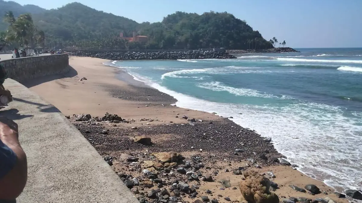 En Cihuatlán también hubo variación en el nivel del mar